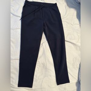 Express men’s casual slim fit jogger sweatpants Small navy